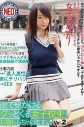 FNEO-009 “Captivating schoolgirl seen in the city” I will lend her to you. Vol.2